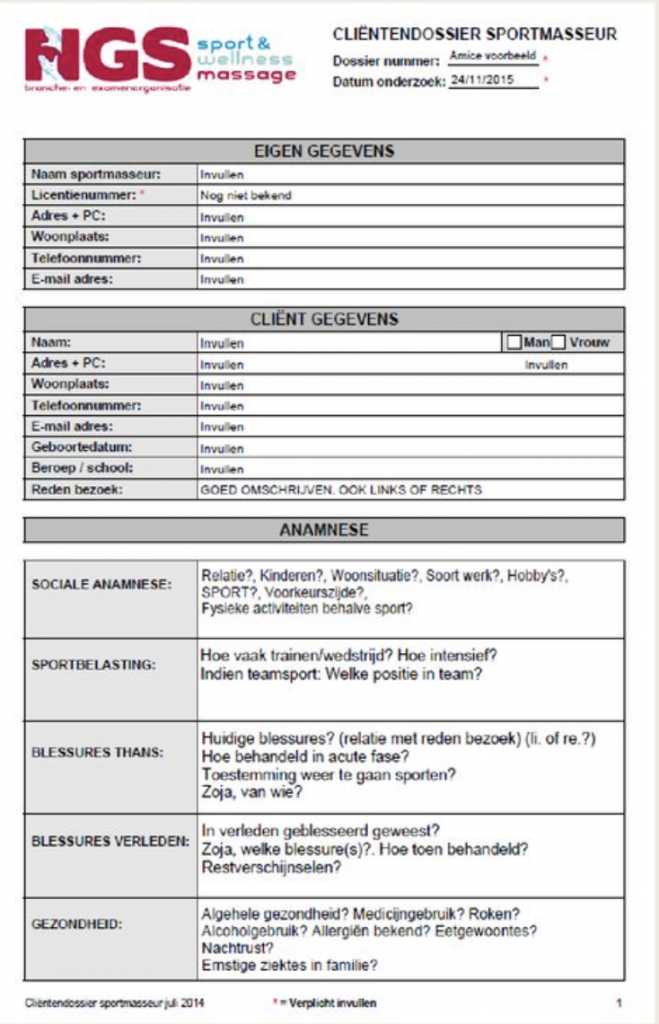 NGS clientendossier